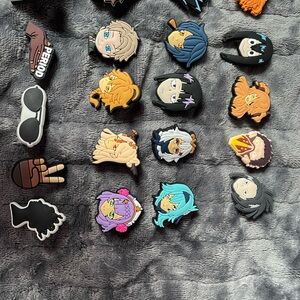 Anime Character Shoe Charms Set 10$ for 5 , 20$ for 10